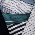 Hermes Scarf Twilly Shiro Schummies Mors a Jouets Chemise Silk Autumn Winter — view 6