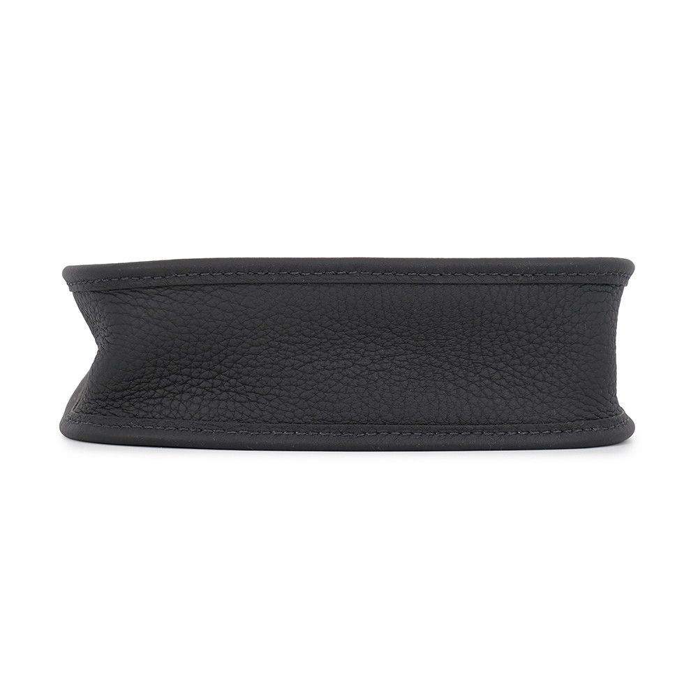 Hermes Shoulder Bag Evelyne TPM 85 Amazon Sangle Caval Black Silver Taurillon — view 3