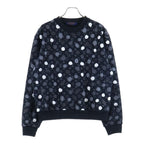 Louis Vuitton Yayoi Kusama Dot Monogram Sweatshirt Crew Neck Black