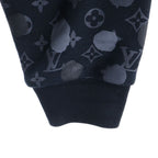 Louis Vuitton Yayoi Kusama Dot Monogram Sweatshirt Crew Neck Black — view 5