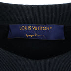 Louis Vuitton Yayoi Kusama Dot Monogram Sweatshirt Crew Neck Black — view 6