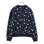 Louis Vuitton Yayoi Kusama Dot Monogram Sweatshirt Crew Neck Black — view 2