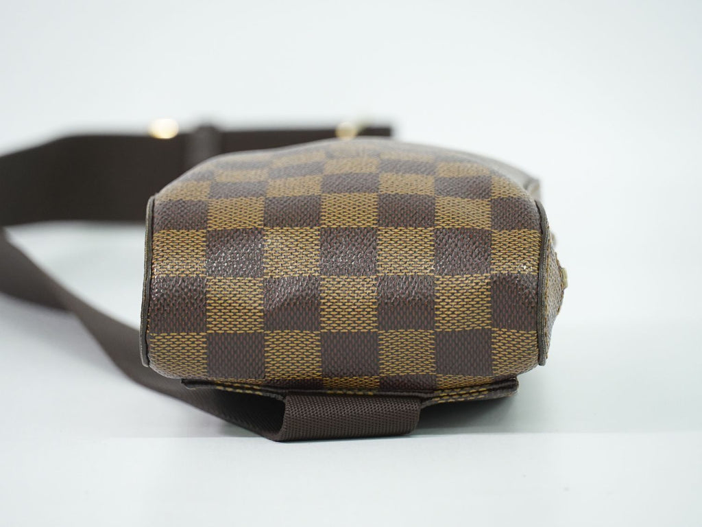 Louis Vuitton LV Damier Geronimos Ebene Belt Bag Brown — view 4