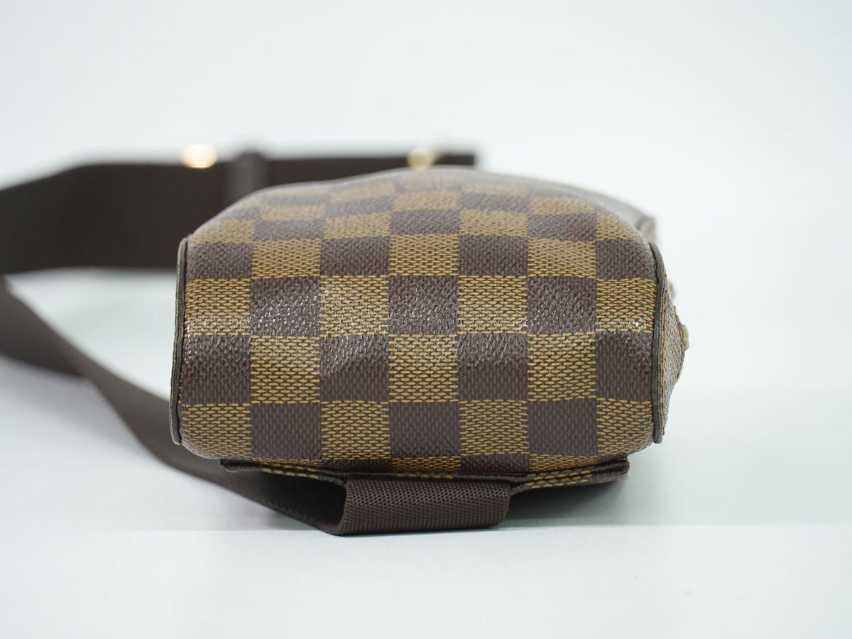 Louis Vuitton LV Damier Geronimos Ebene Belt Bag Brown — view 4