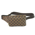 Louis Vuitton LV Damier Geronimos Ebene Belt Bag Brown