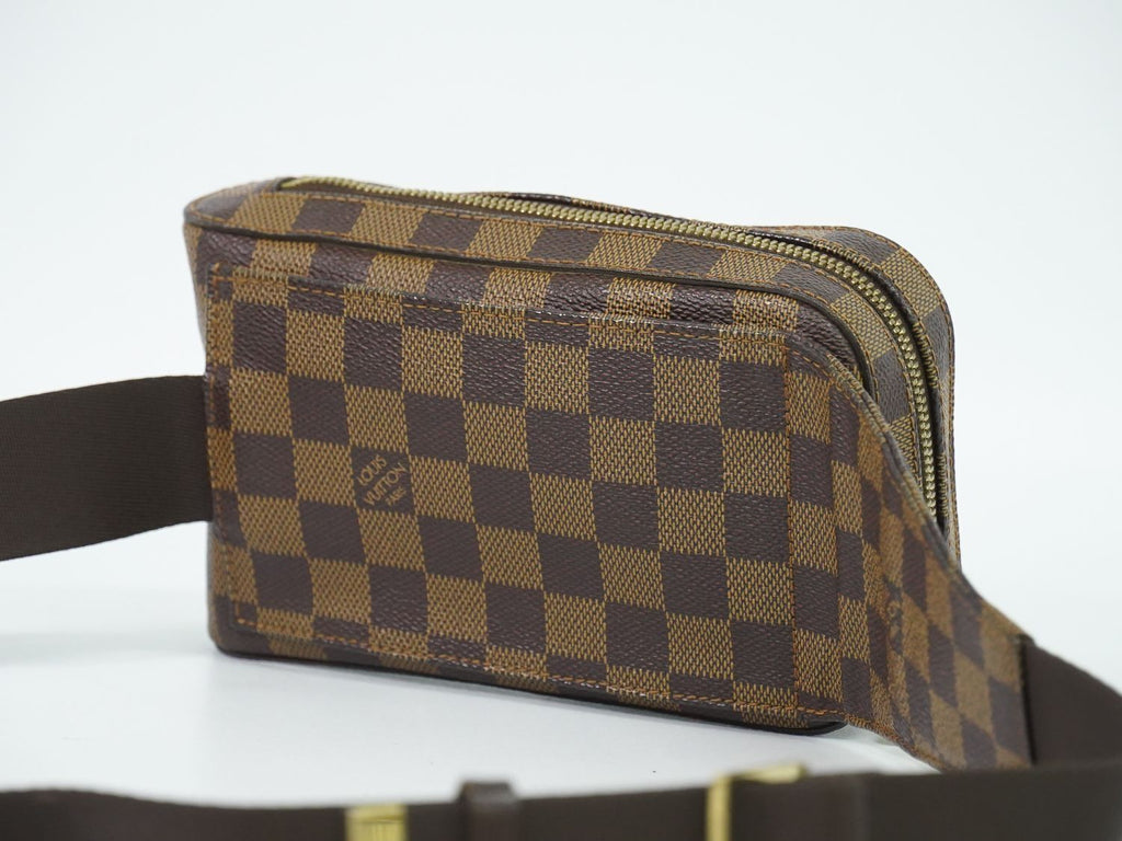 Louis Vuitton LV Damier Geronimos Ebene Belt Bag Brown — view 2