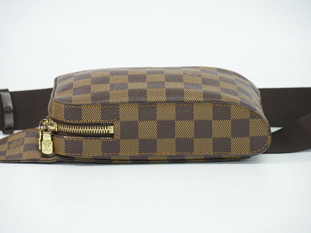 Louis Vuitton LV Damier Geronimos Ebene Belt Bag Brown — view 3