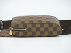 Louis Vuitton LV Damier Geronimos Ebene Belt Bag Brown — view 3