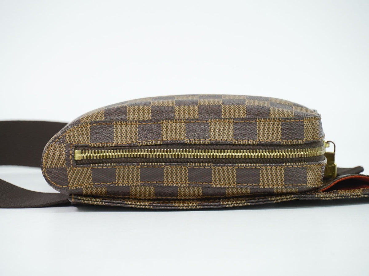 Louis Vuitton LV Damier Geronimos Ebene Belt Bag Brown — view 5