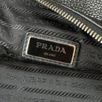 Prada Clutch Leather Black — view 8