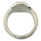 Gucci Trademark Oval Logo Silver Ring — view 2