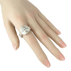 Gucci Trademark Oval Logo Silver Ring — view 7