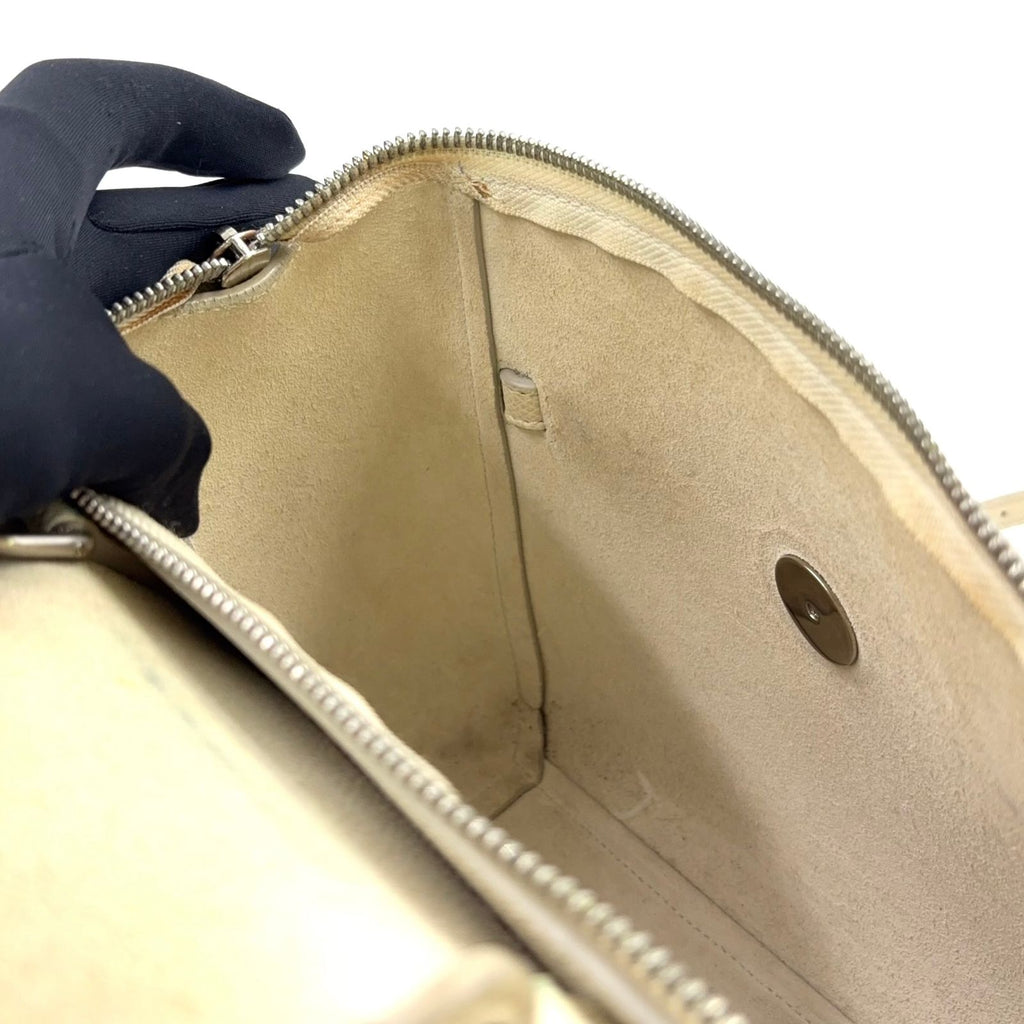 Celine Belt Bag Nano 2-Way Gray Leather Off White Silver — view 6