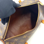 Louis Vuitton Papillon 30 Monogram Leather Brown Light Handbag Gold — view 3
