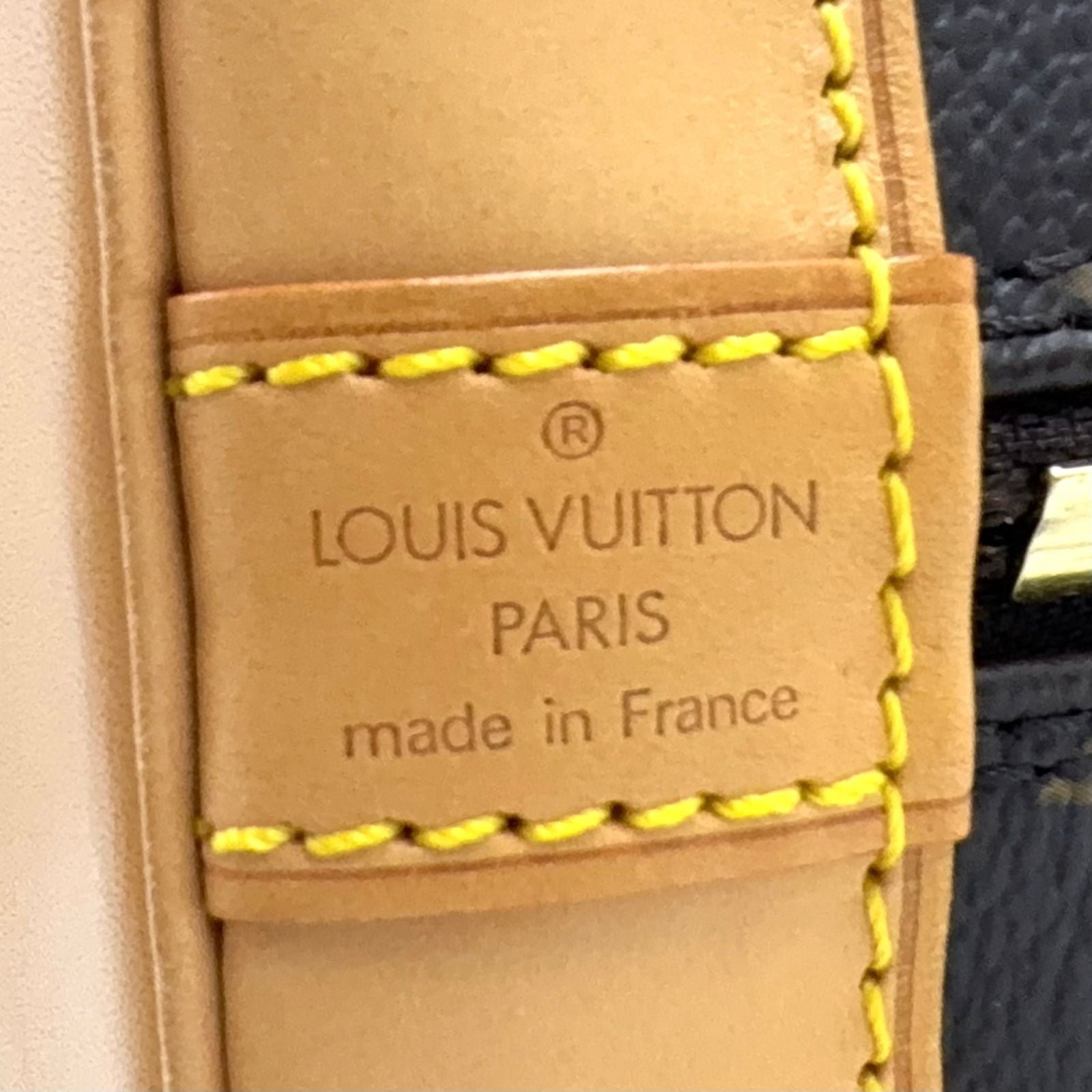 Louis Vuitton Alma PM Monogram Leather Brown Light Handbag Gold — view 4