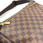 Louis Vuitton Messenger Melville Damier Ebene Leather Brown Shoulder Bag Gold — view 8