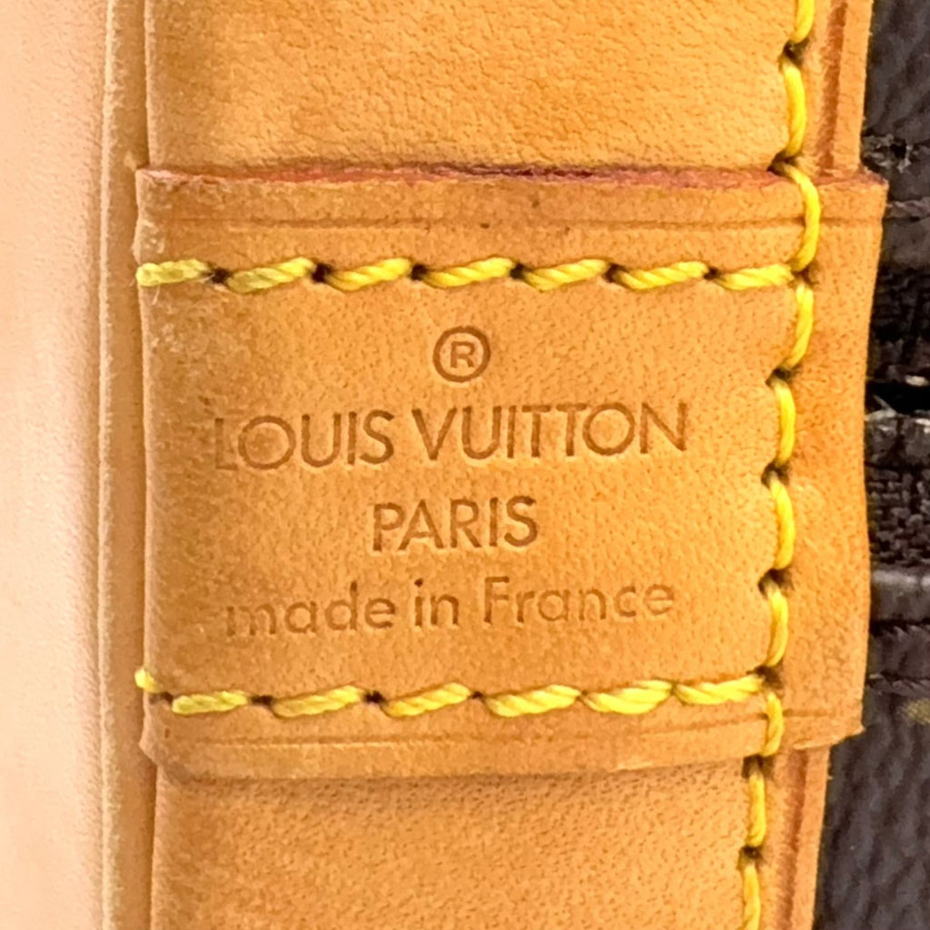 Louis Vuitton Alma PM Monogram Leather Brown Light Handbag Gold — view 4