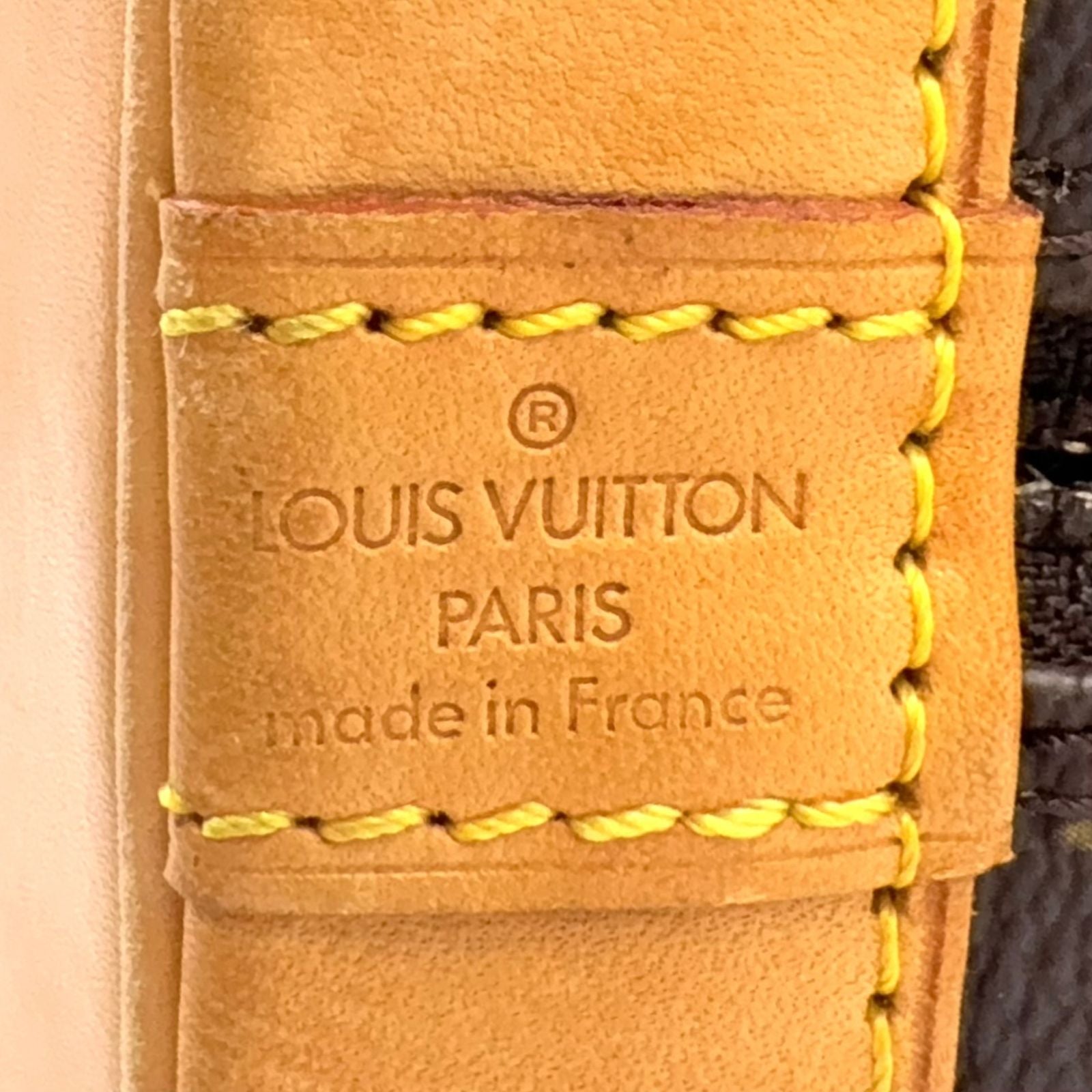 Louis Vuitton Alma PM Monogram Leather Brown Light Handbag Gold — view 4