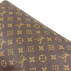 Louis Vuitton Speedy 35 Monogram Leather Brown Handbag Gold — view 8