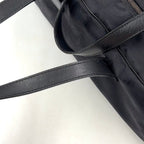 Chanel New Travel Line Leather Nylon Black Handbag — view 6