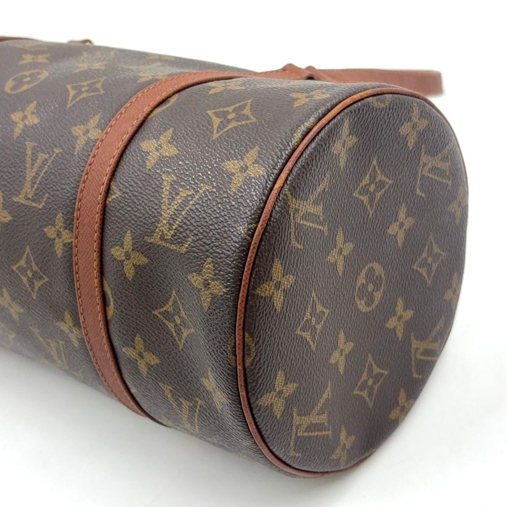 Louis Vuitton Vintage Papillon 30 Monogram Leather Brown Light Handbag — view 6