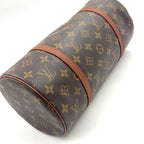 Louis Vuitton Vintage Papillon 30 Monogram Leather Brown Light Handbag — view 5