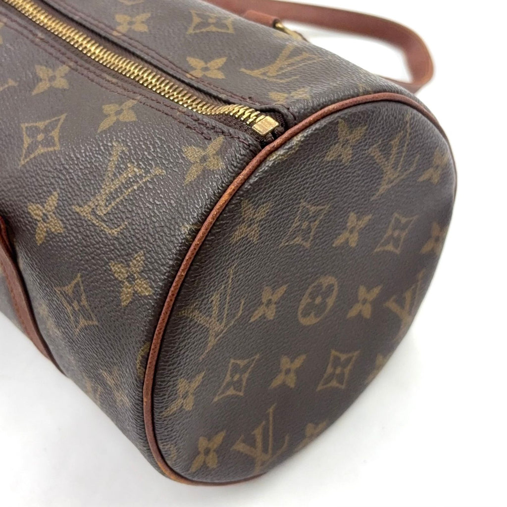 Louis Vuitton Vintage Papillon 30 Monogram Leather Brown Light Handbag — view 7