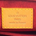 Louis Vuitton Vivacite GM Monogram Leather Brown Shoulder Bag Gold — view 4