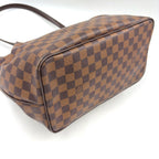 Louis Vuitton Westminster GM Damier Ebene Leather Brown Tote Bag Gold — view 6