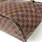 Louis Vuitton Westminster GM Damier Ebene Leather Brown Tote Bag Gold — view 7
