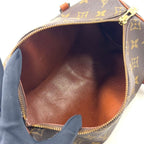 Louis Vuitton Vintage Papillon 26 Monogram Leather Brown Light Handbag Gold — view 3