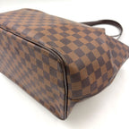 Louis Vuitton Westminster GM Damier Ebene Leather Brown Tote Bag Gold — view 8