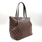 Louis Vuitton Westminster GM Damier Ebene Leather Brown Tote Bag Gold — view 2