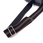 Hermes Vide Poche Veau Togo Brown Black Shoulder Bag Silver — view 5