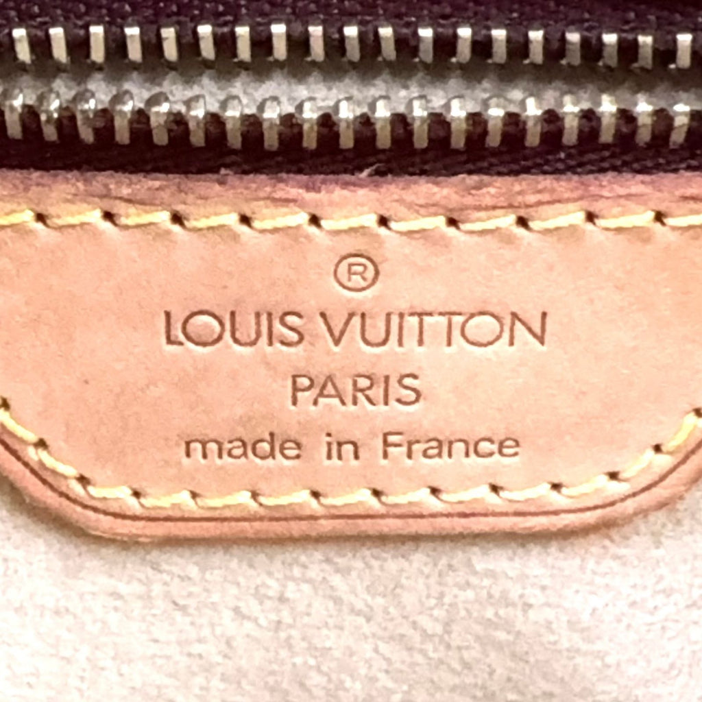 Louis Vuitton Looping MM Monogram Leather Brown Light Handbag Gold — view 4