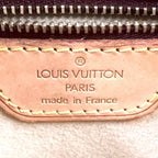 Louis Vuitton Looping MM Monogram Leather Brown Light Handbag Gold — view 4