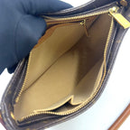 Louis Vuitton Looping MM Monogram Leather Brown Light Handbag Gold — view 3