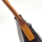 Louis Vuitton Looping MM Monogram Leather Brown Light Handbag Gold — view 8