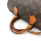 Louis Vuitton Speedy 30 Monogram Leather Brown Light Handbag Gold — view 6