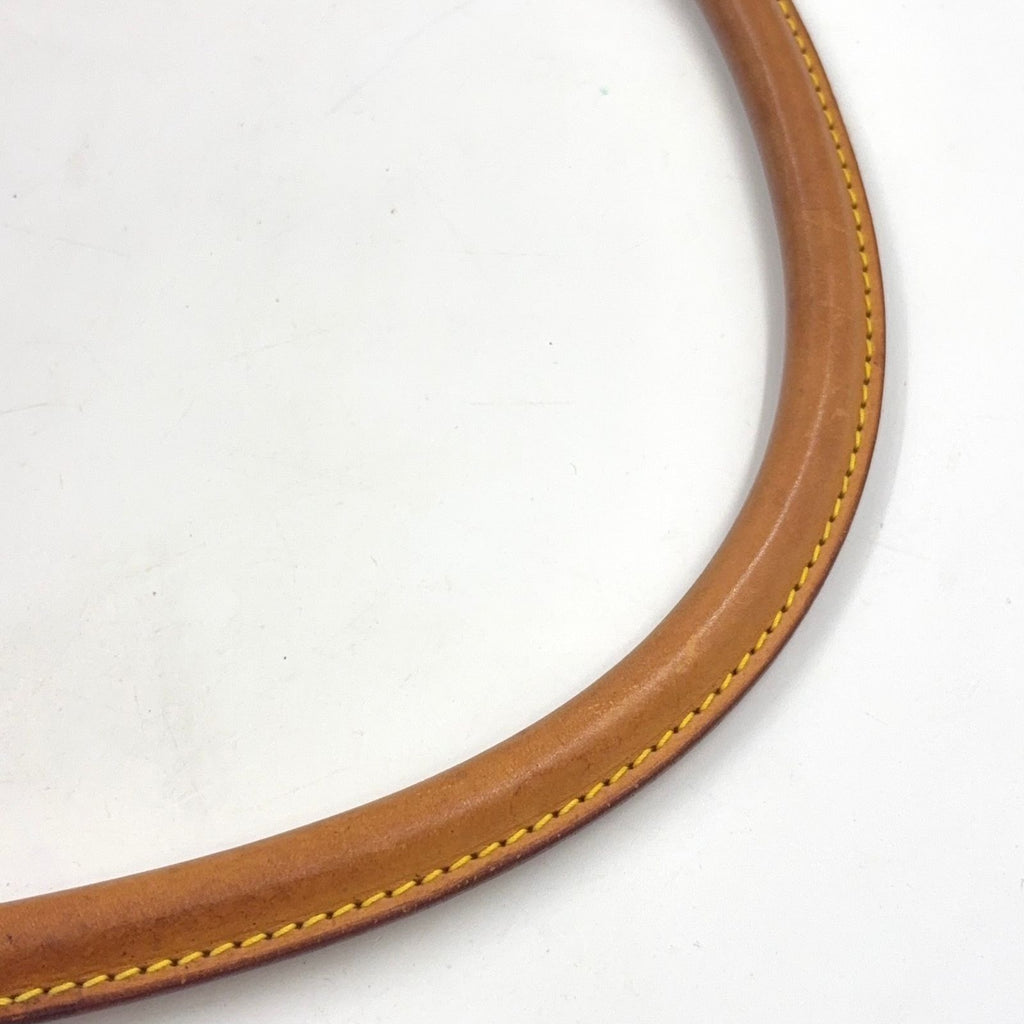 Louis Vuitton Looping MM Monogram Leather Brown Light Handbag Gold — view 6