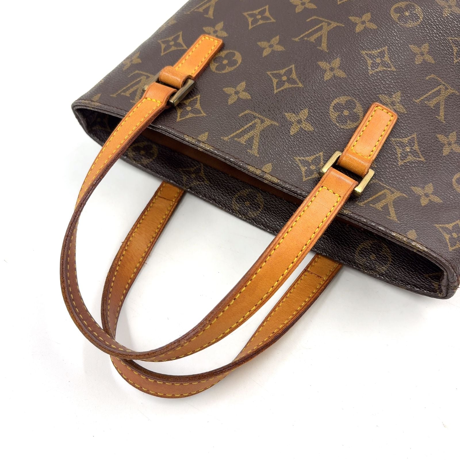 Louis Vuitton Vavin PM Monogram Leather Brown Light Handbag Gold — view 5
