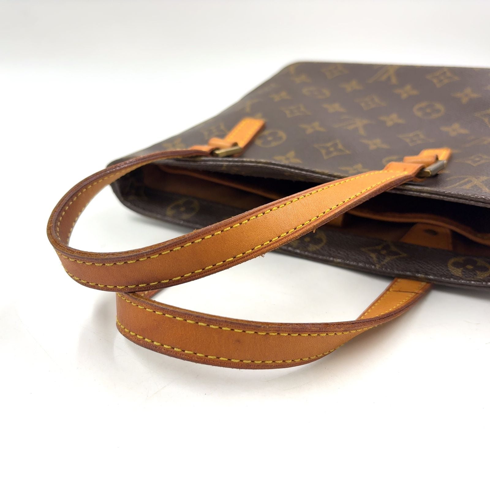 Louis Vuitton Vavin PM Monogram Leather Brown Light Handbag Gold — view 6
