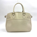 Louis Vuitton Passy PM Epi Ivoire Leather White Handbag Silver
