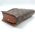 Louis Vuitton Orsay Monogram Leather Brown Light Clutch Gold — view 7