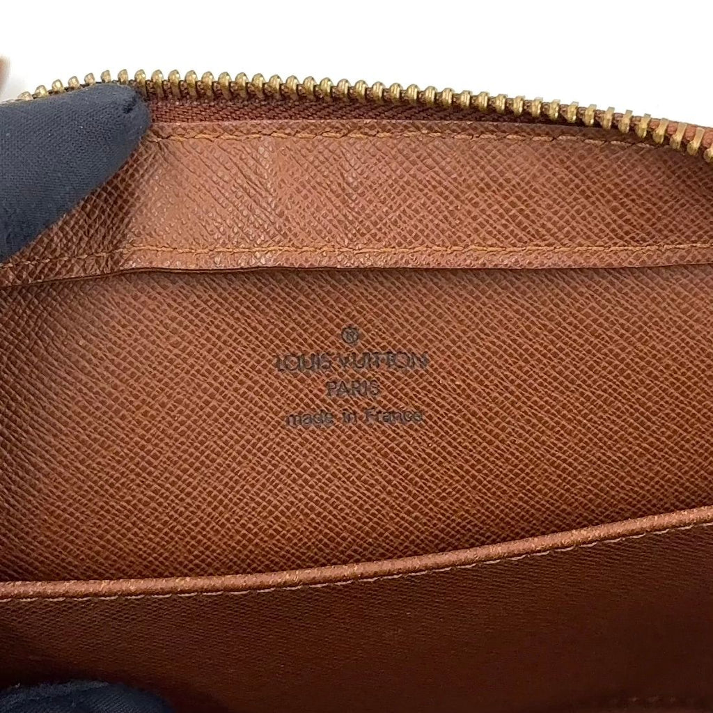 Louis Vuitton Orsay Monogram Leather Brown Light Clutch Gold — view 4