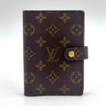Louis Vuitton Agenda PM Brown Notebook Cover Gold