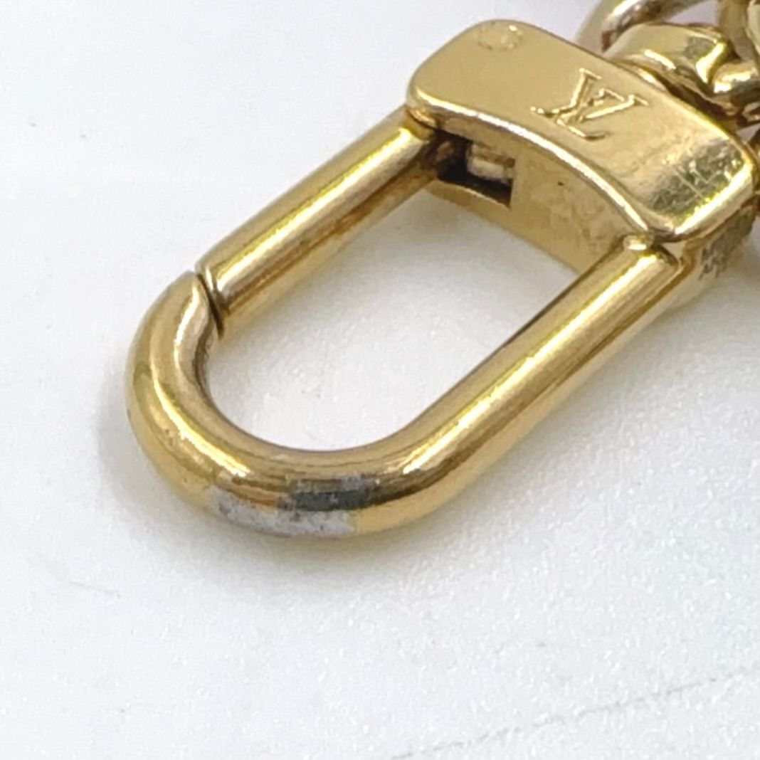 Louis Vuitton LV Heart Gold Plated Red Micro Charm Keychain — view 5