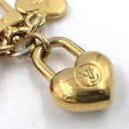 Louis Vuitton LV Heart Gold Plated Red Micro Charm Keychain — view 8