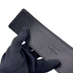 Louis Vuitton Bracelet Serrure Suhali Noir Canvas Black Gold — view 8