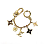 Louis Vuitton Bijou Sac Chaine Spring Street Key Ring Brown Black Light Pink